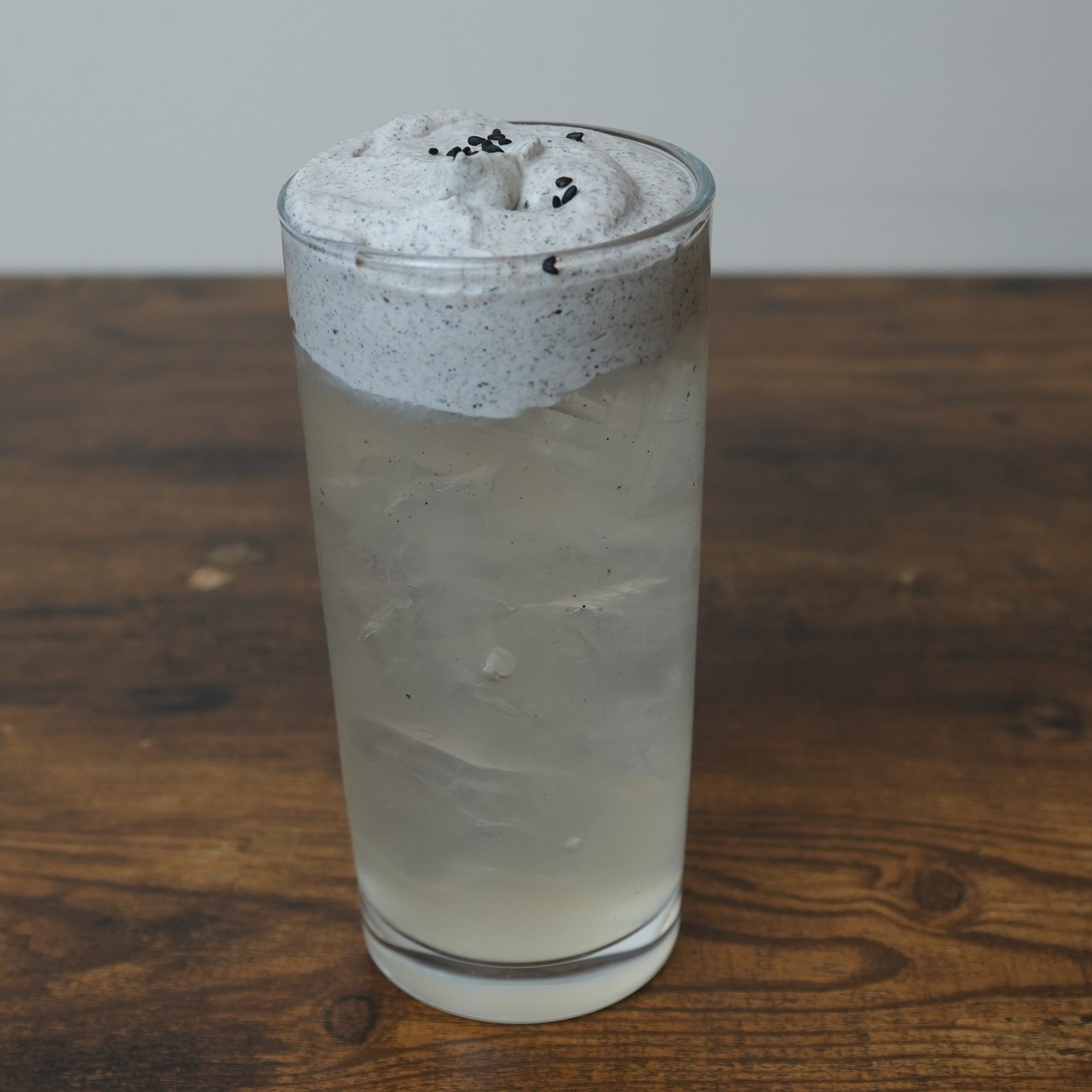 Black Sesame on Coconut Water.