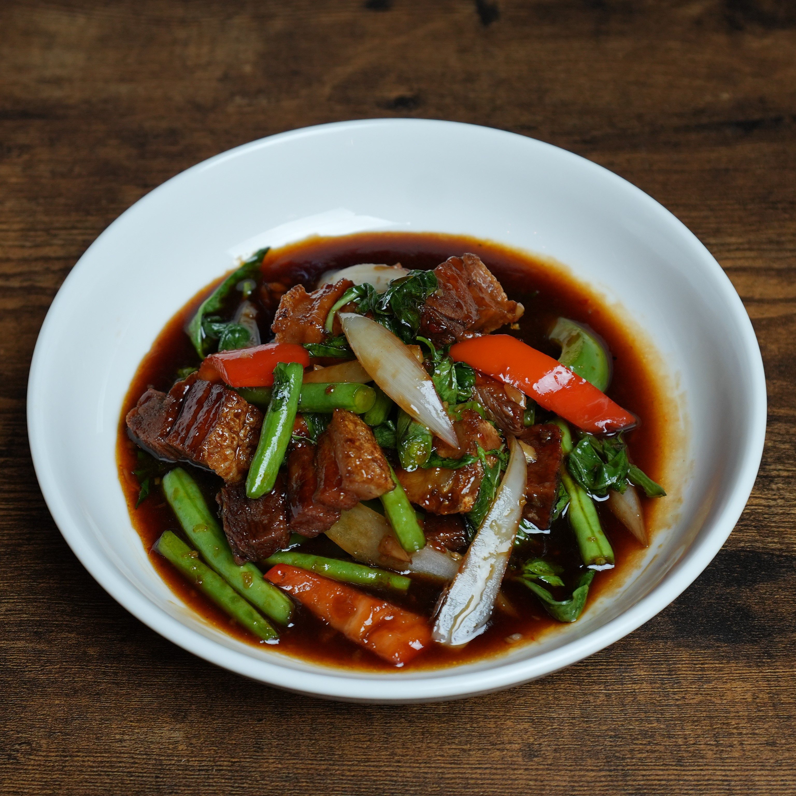 Pork Belly Kra Prao Special.