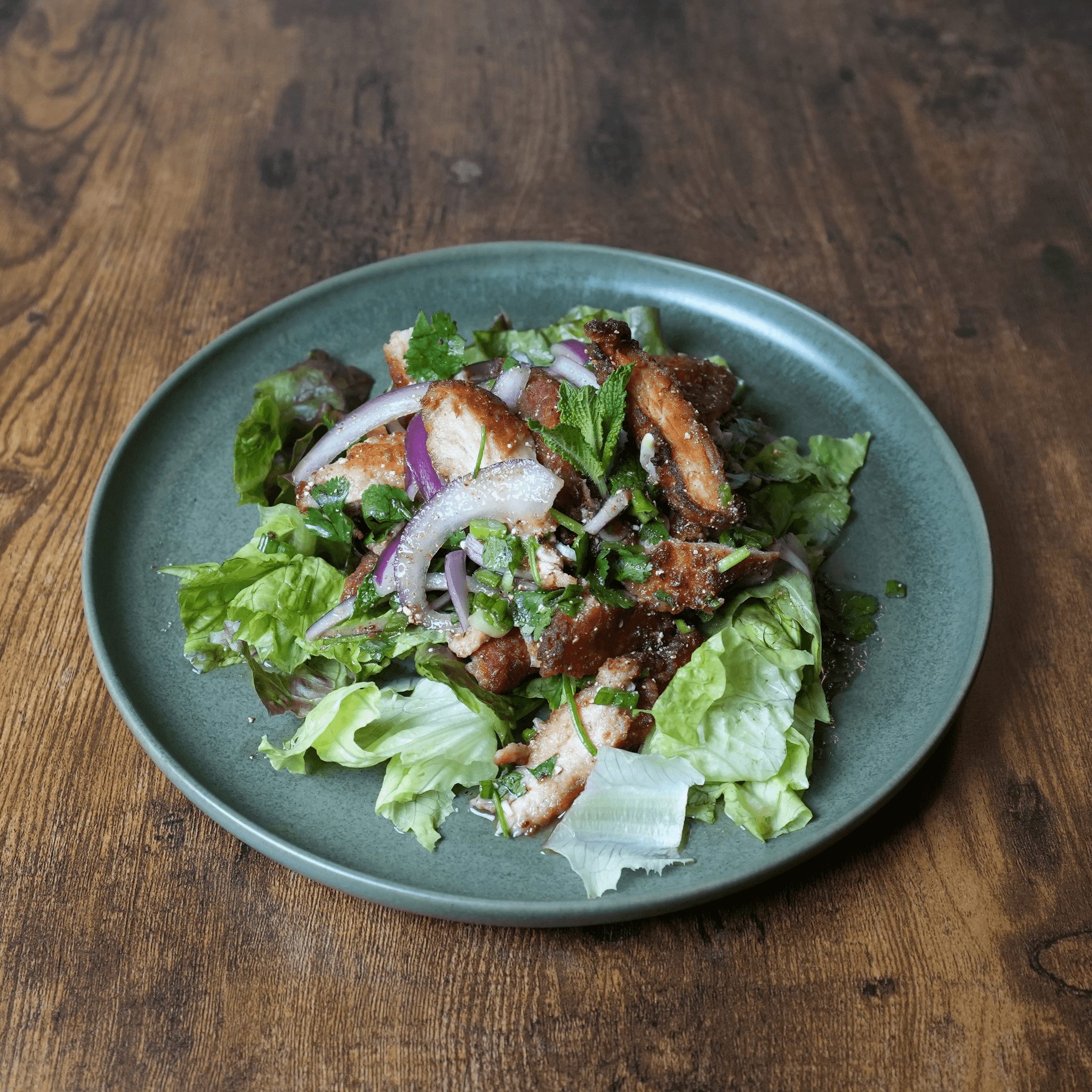 Crispy Larb Gai.