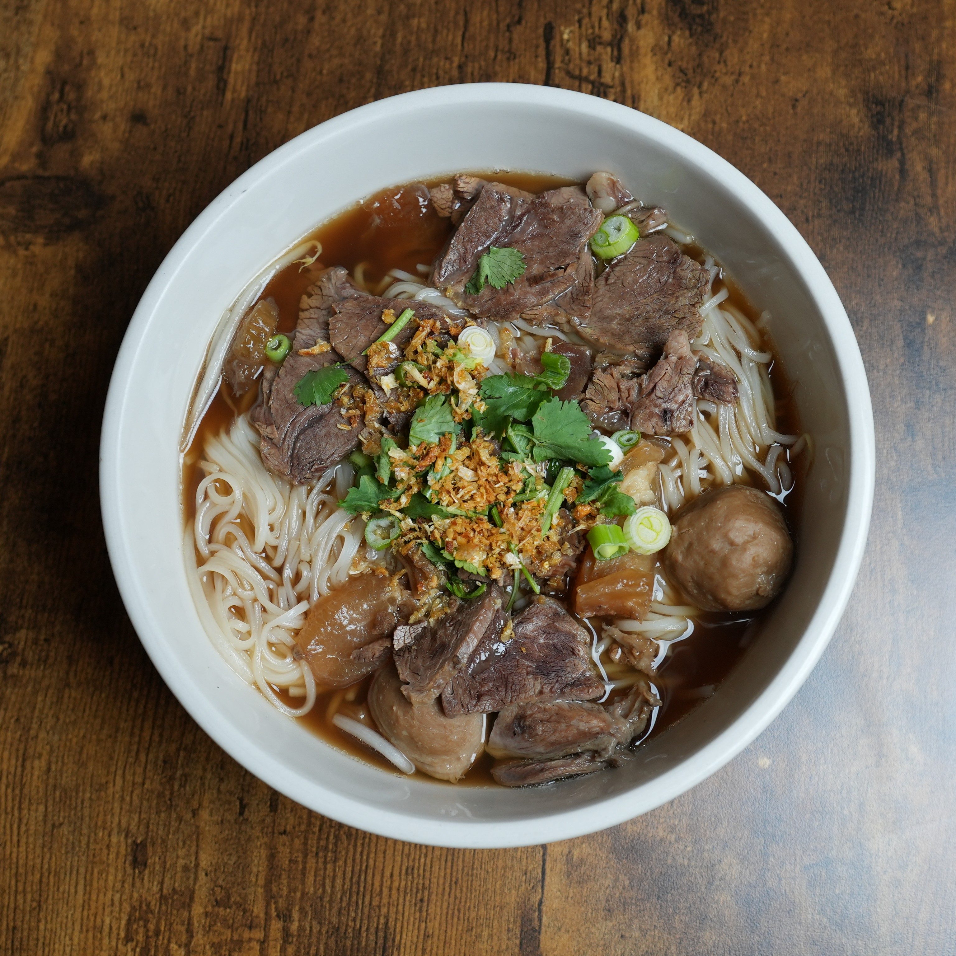 Beef Tender Noodle Soup.