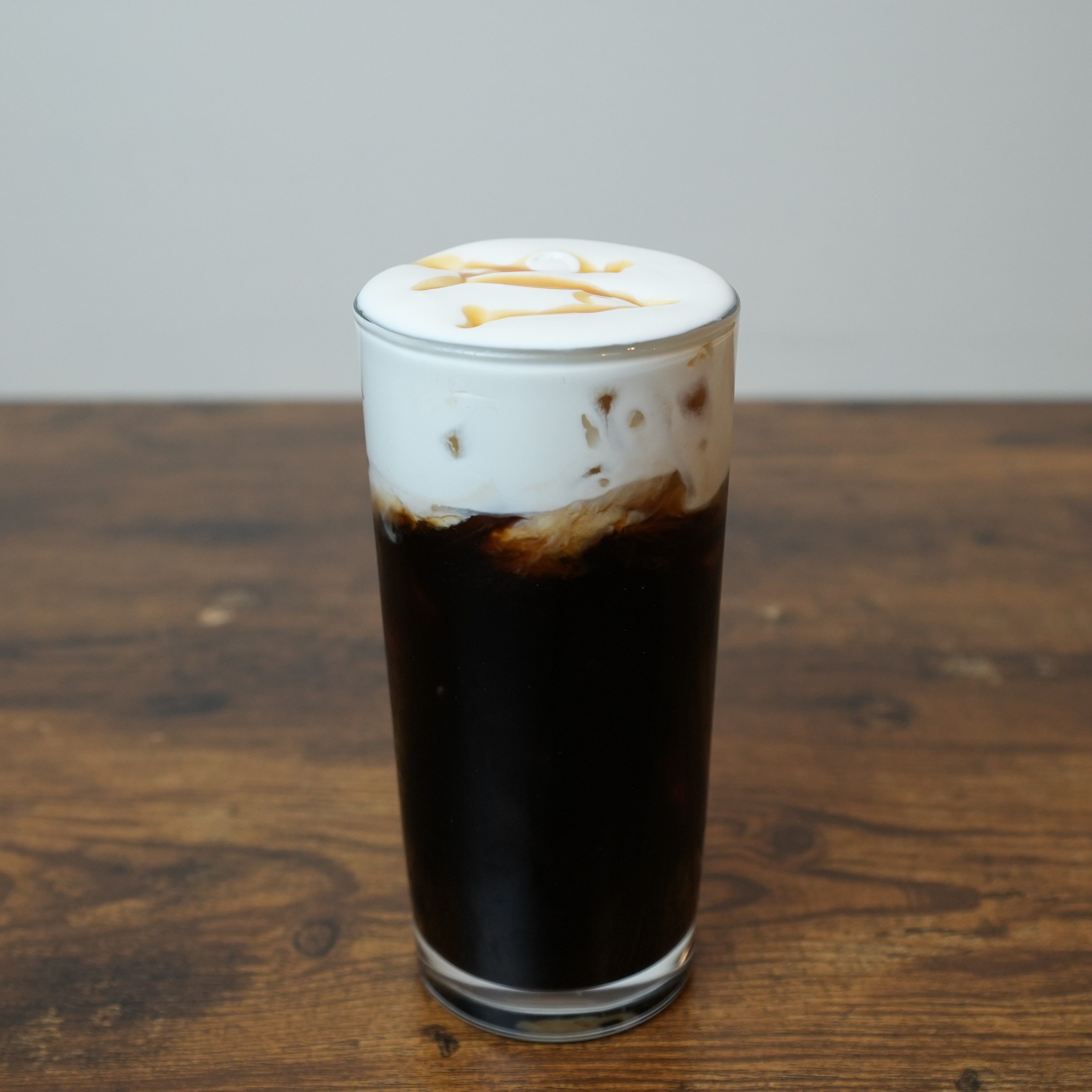 Thai Iced Coffee + Salted Caramel Cloud.
