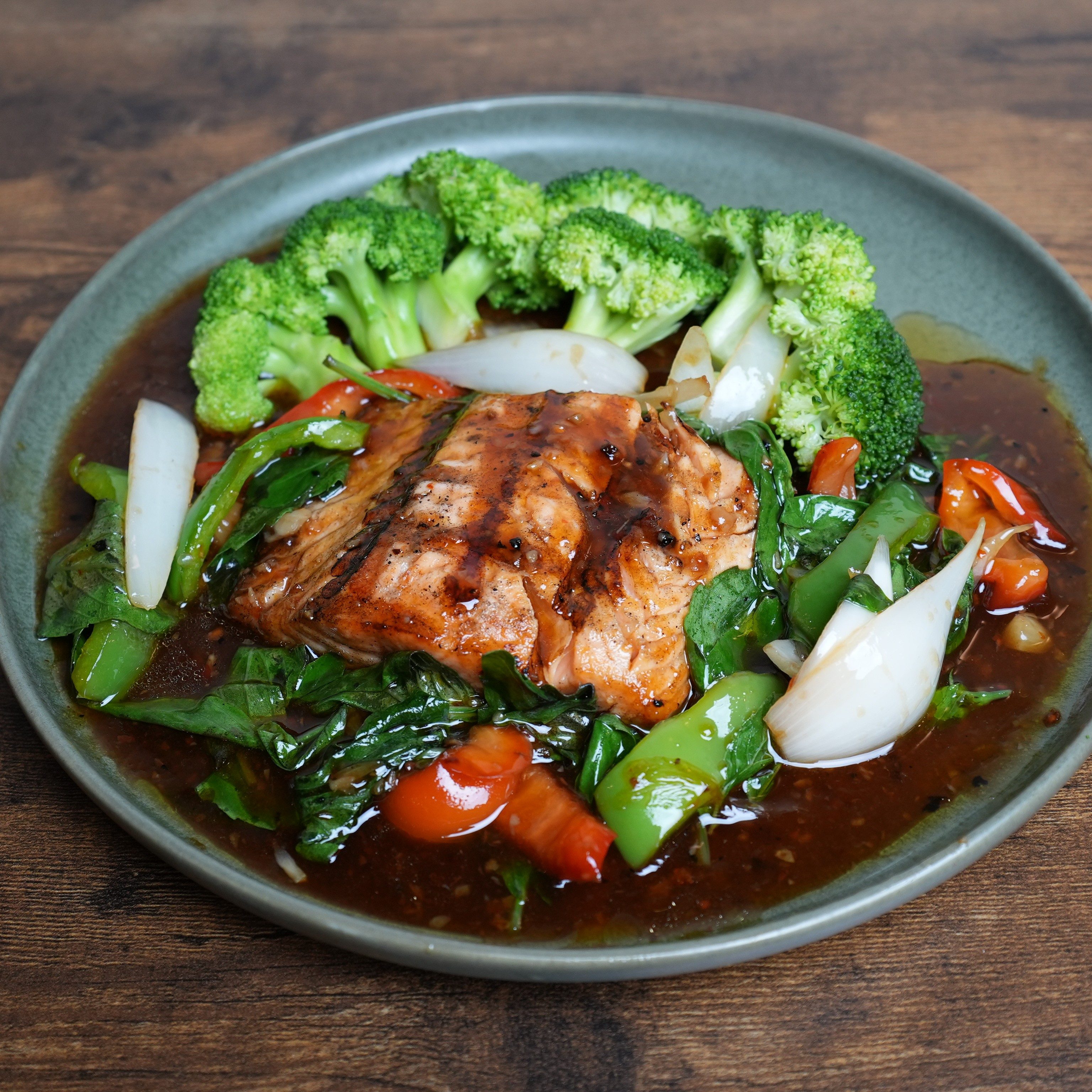 Grilled Salmon Special.