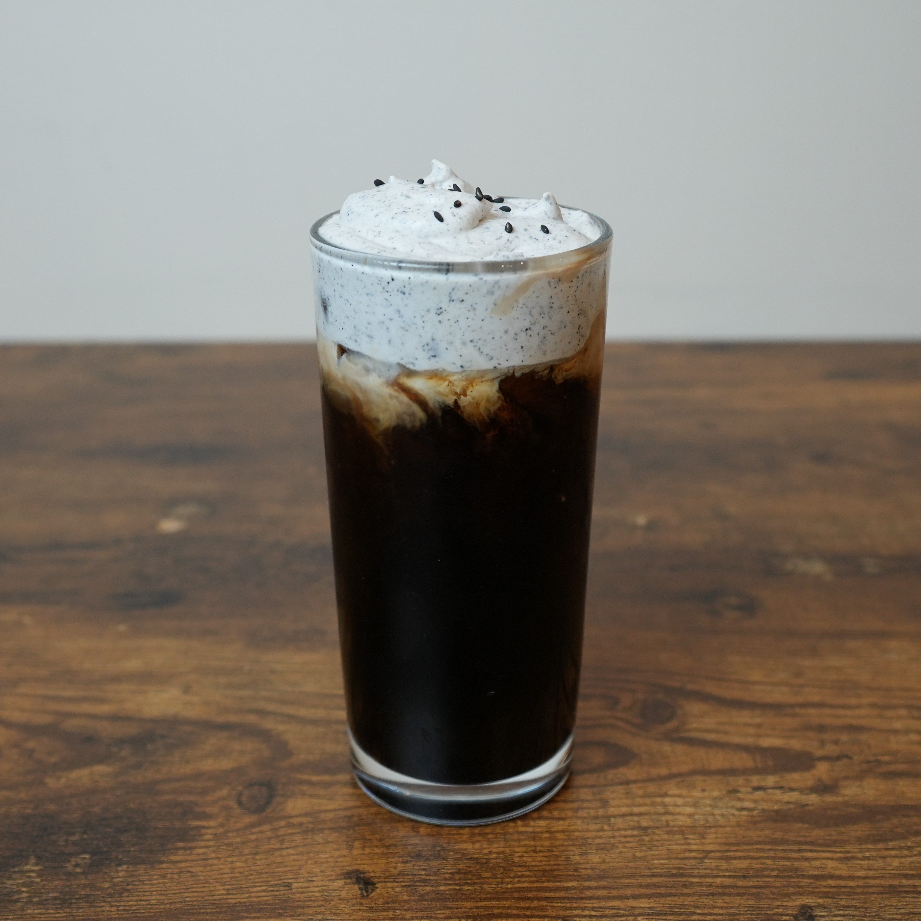 Thai Iced Coffee + Black Sesame Creme.