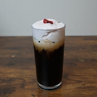Thai Iced Coffee + Strawberry Creme