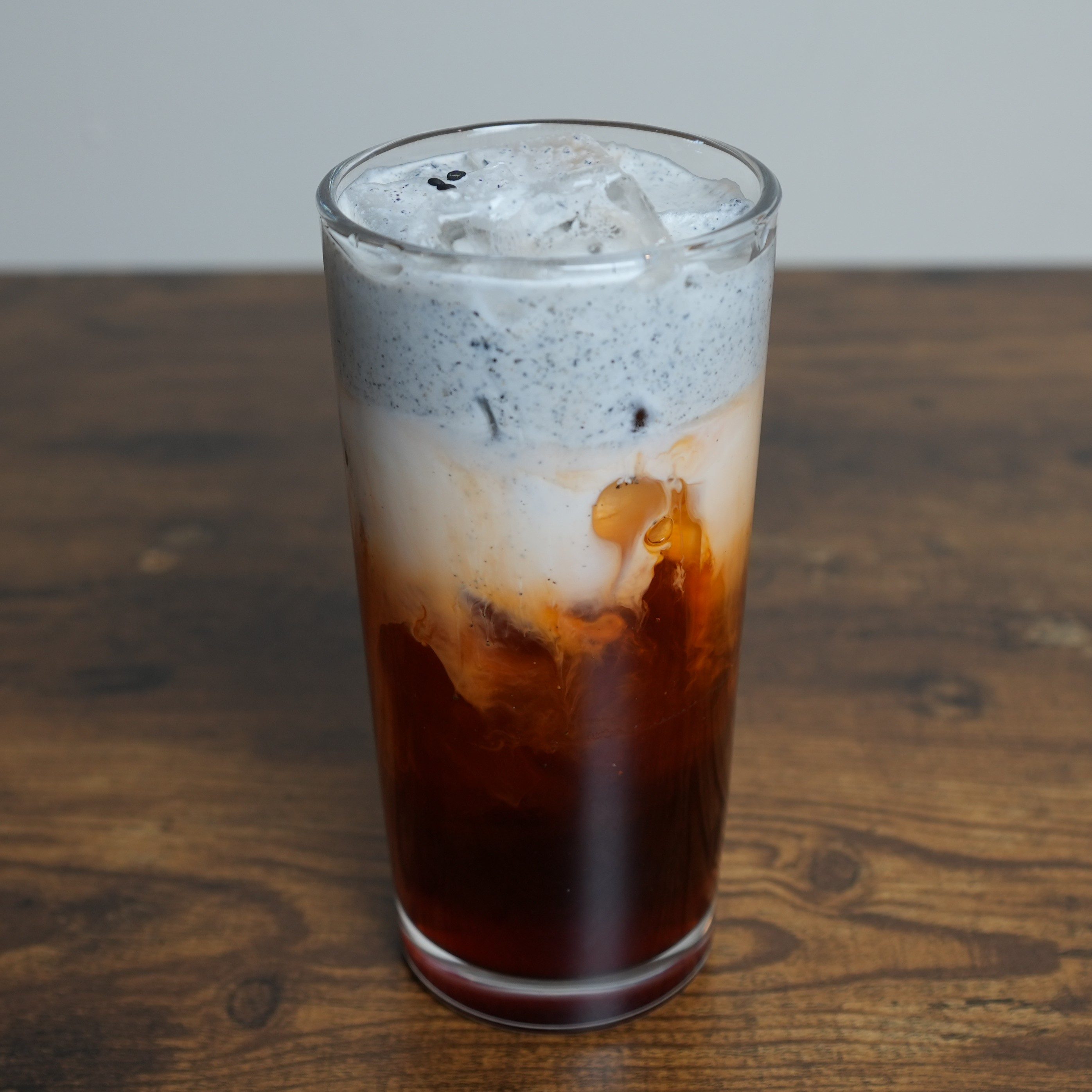 Black Sesame Creme RED Thai Tea.