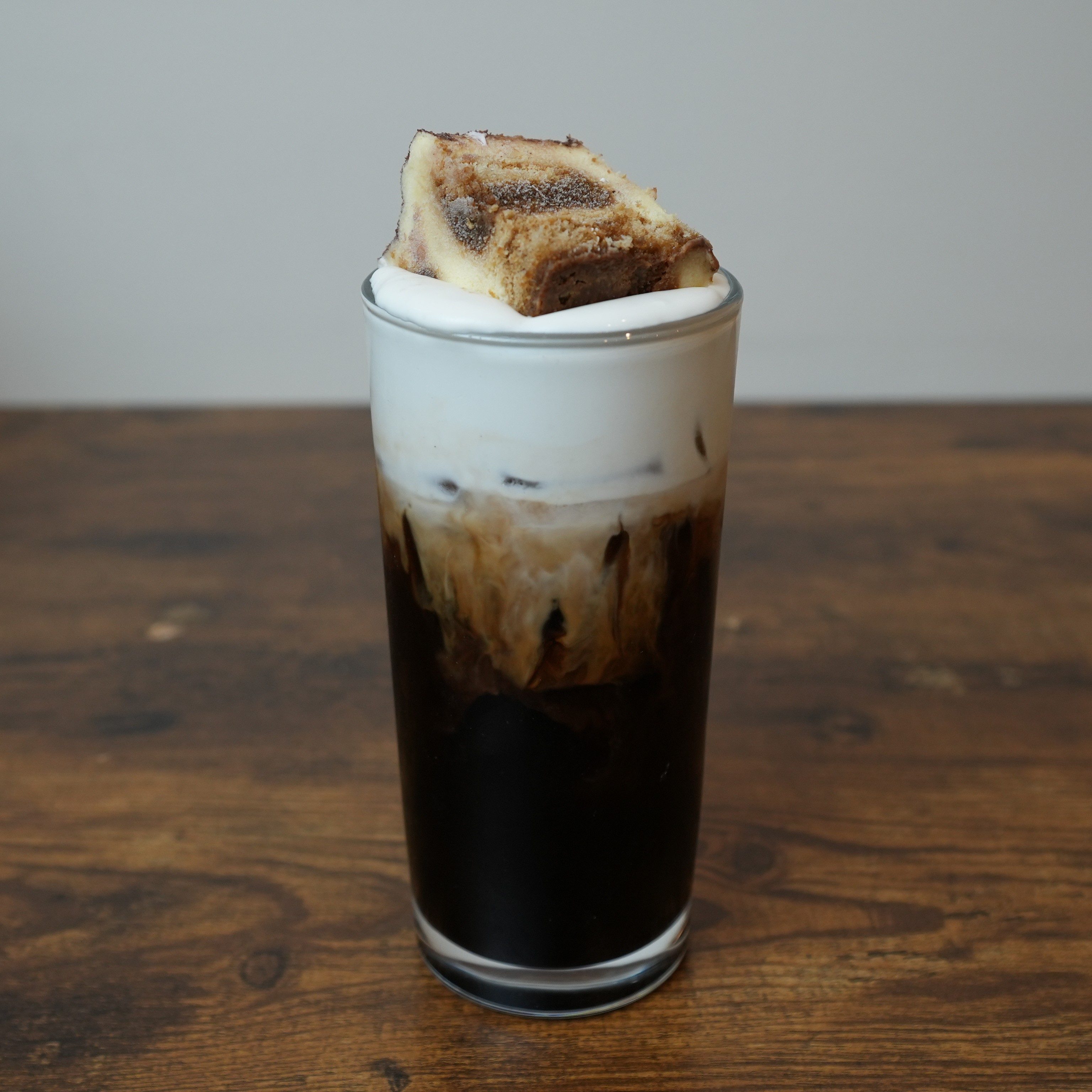 Thai Iced Coffee + Tiramisu Cloud.