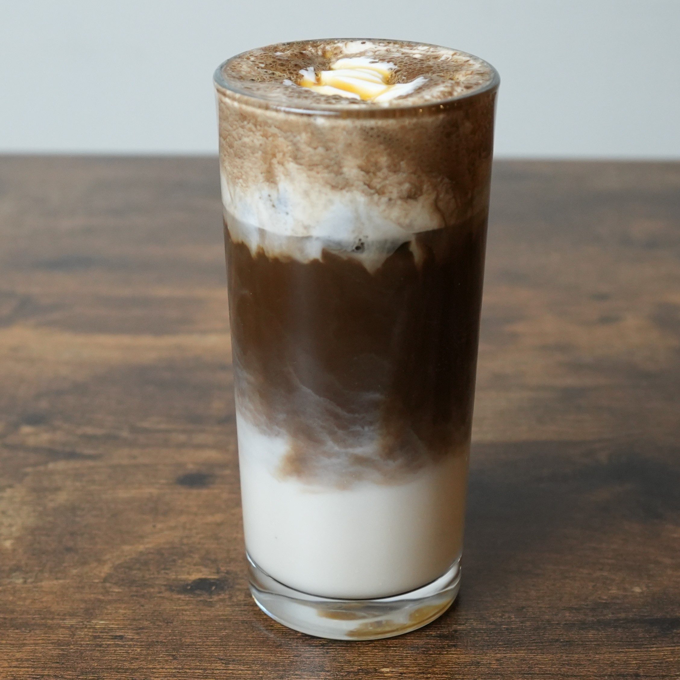 Salted Caramel Hojicha Latte *LIMITED TIME ONLY*.