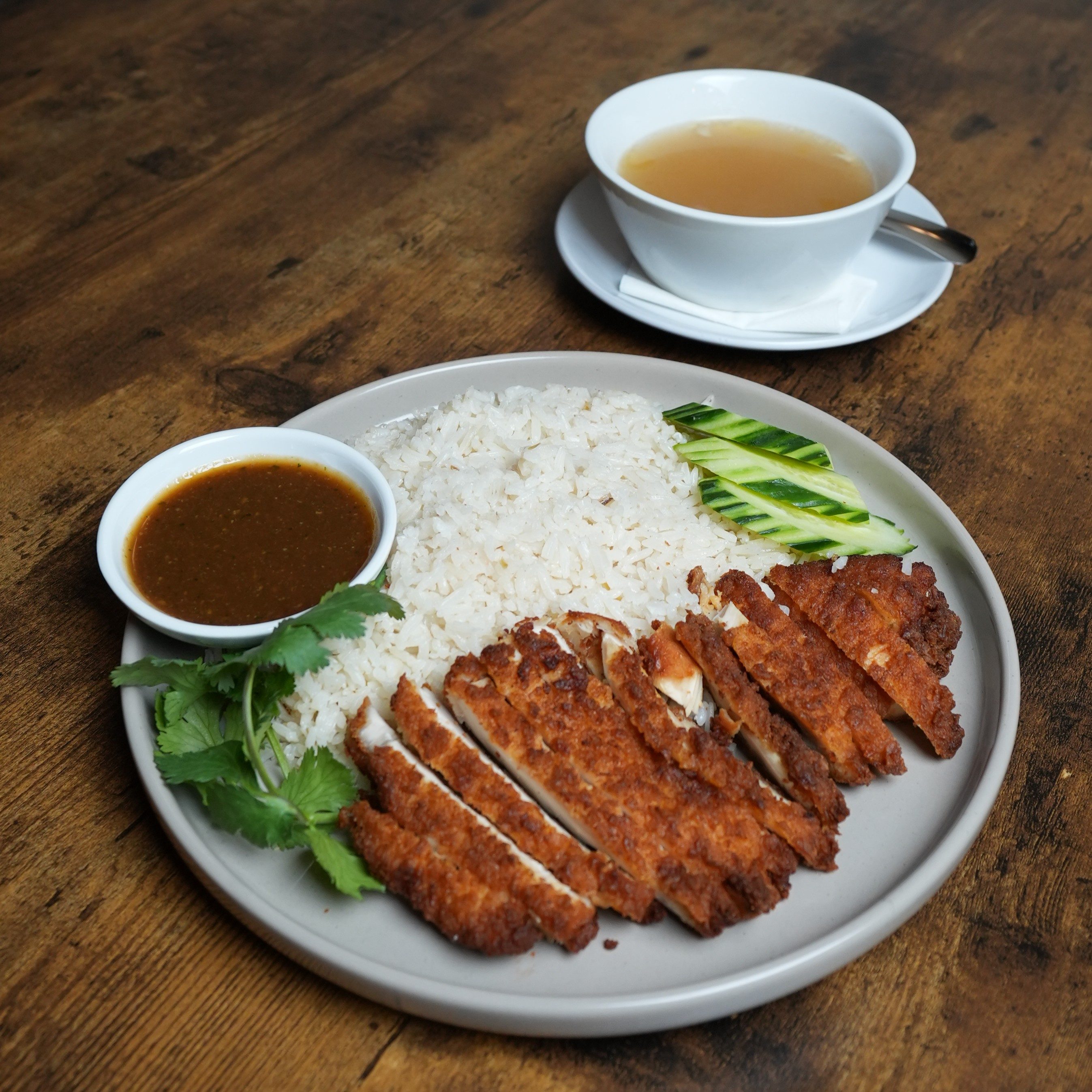 Khao Mun Crispy Chicken.
