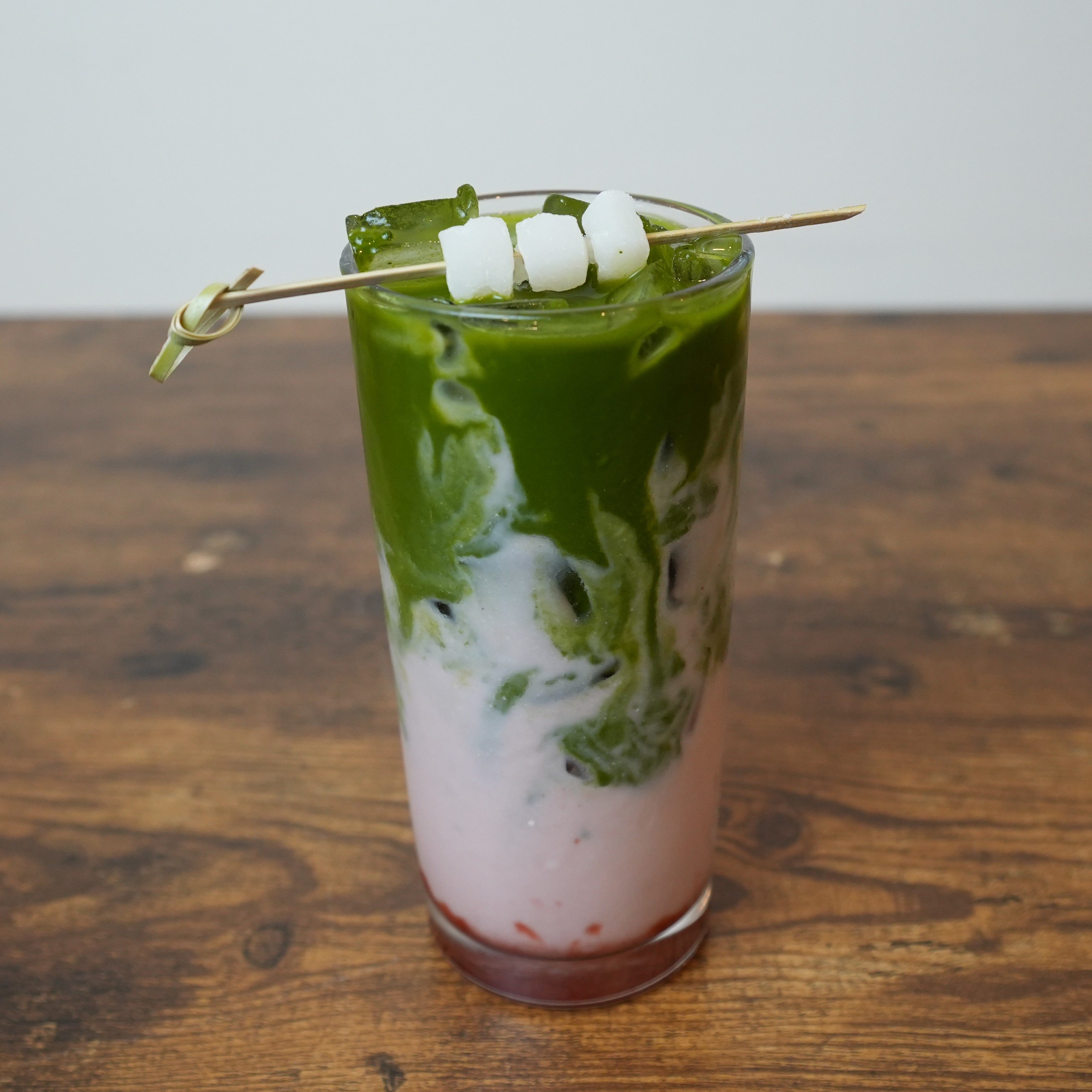 Strawberry Matcha Latte.