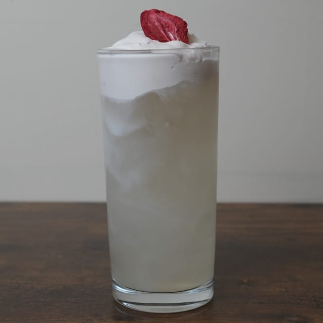 Strawberry Creme on Coconut Water.