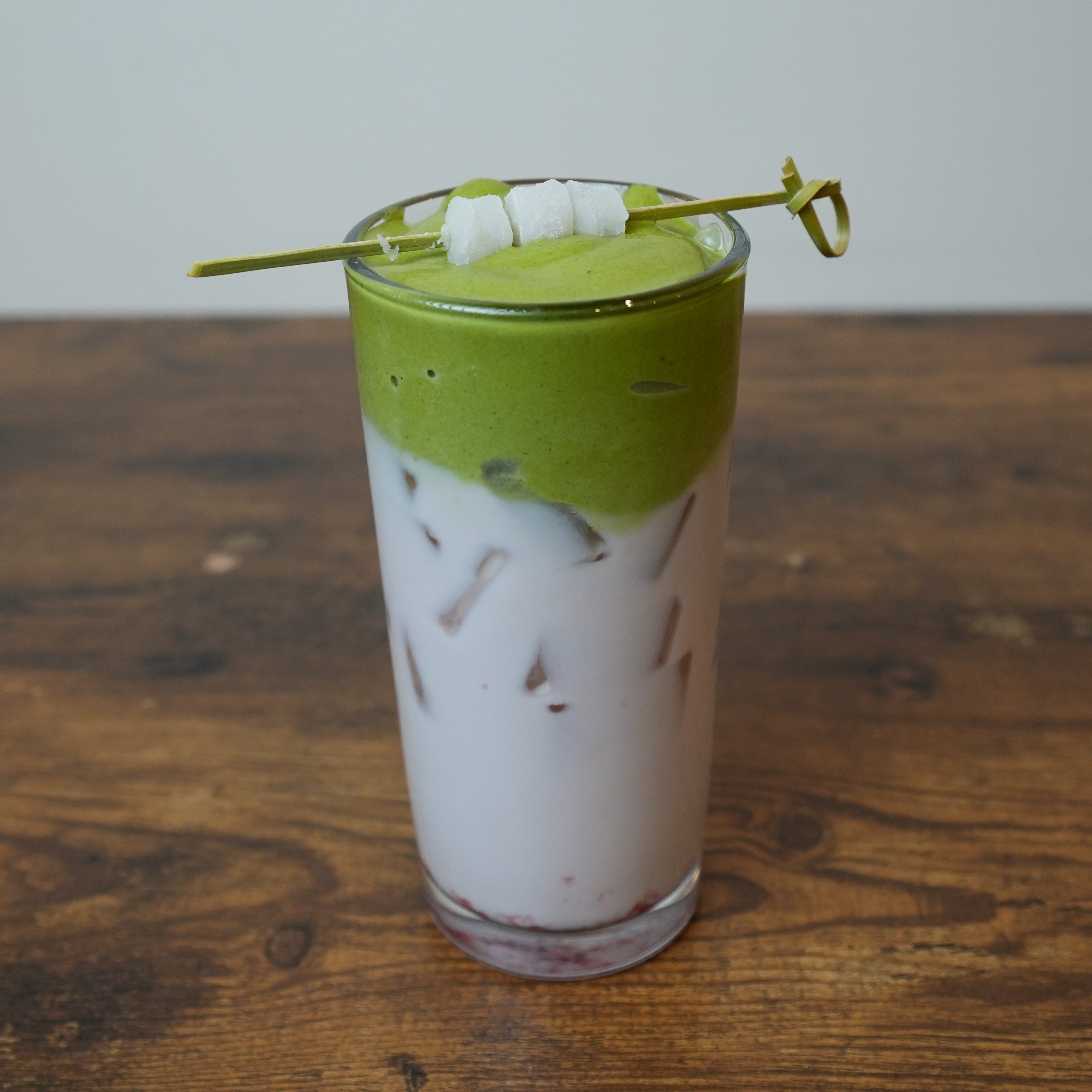 Raspberry Lychee Matcha Cloud.